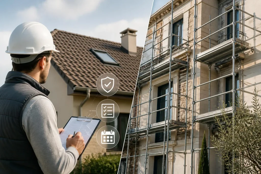 Assurance décennale : 4 vérifications avant vos travaux de toiture, façade ou rénovation