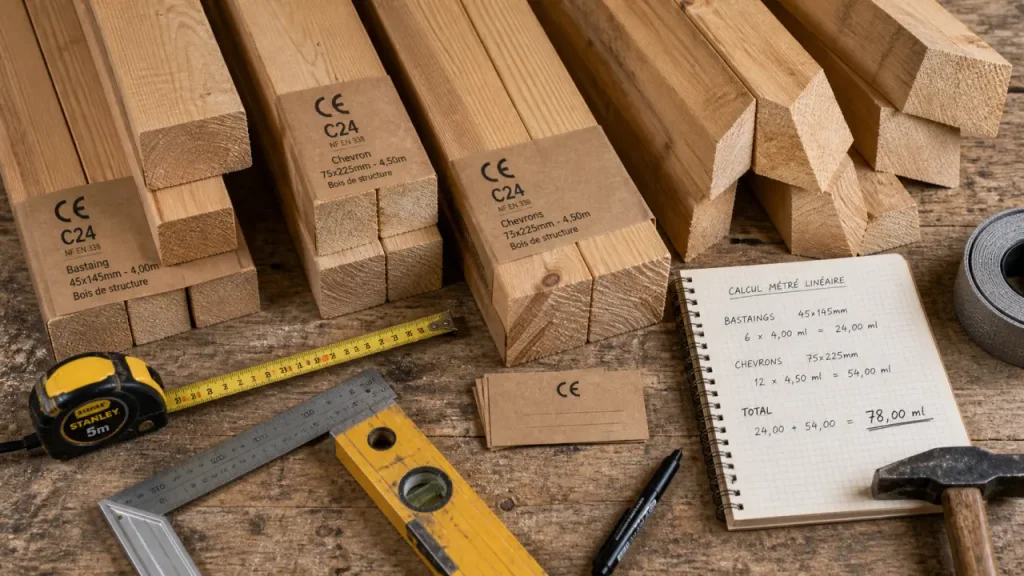 Quel bois de charpente choisir chez Brico Dépôt ? Sections, normes et erreurs à éviter
