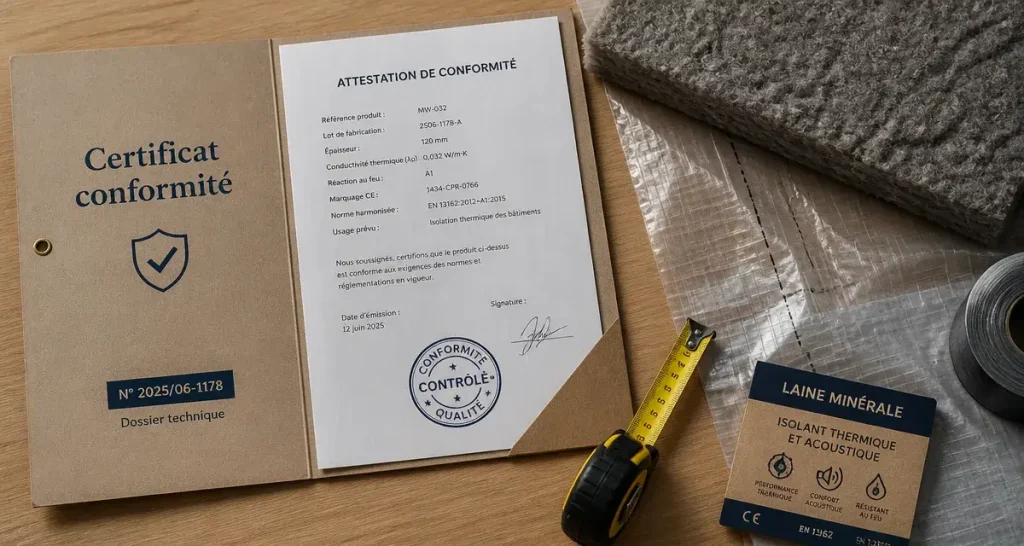 Certificat de conformité isolation des combles : 49 % des chantiers rejetés et comment valider votre dossier
