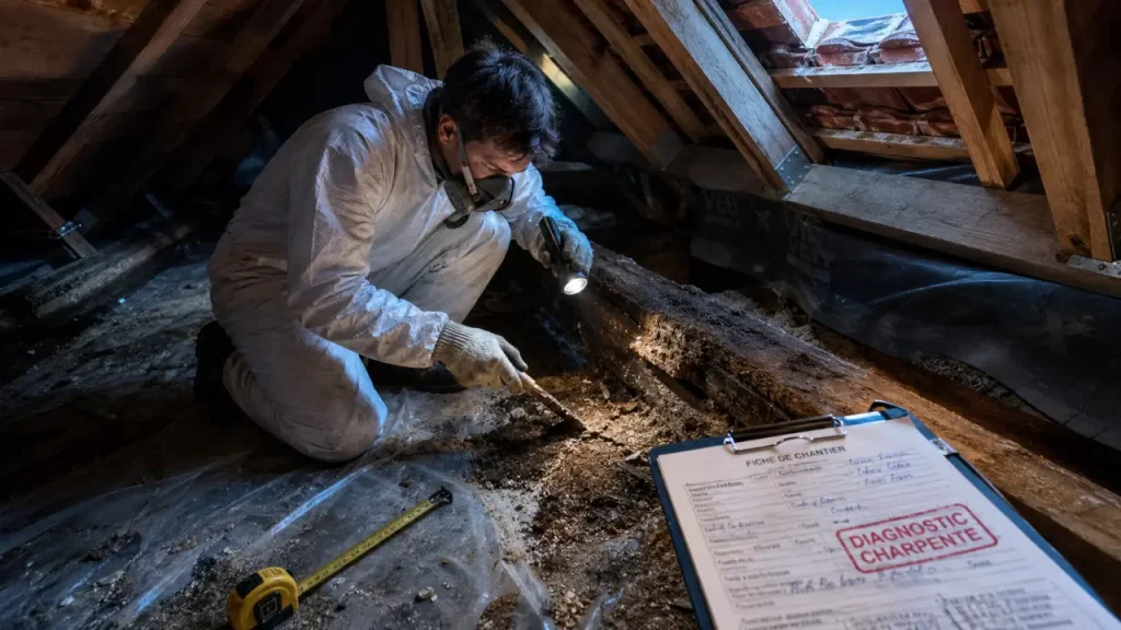 Bois friable, toiture qui ondule : les signes qui imposent une rénovation de charpente bois