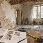 Idée rénovation maison ancienne : diagnostic humidité en chantier intérieur
