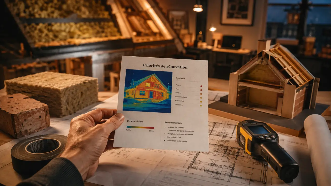 Rénovation énergétique maison : audit thermique et isolation