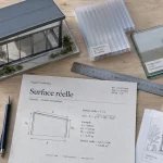 Toiture veranda : polycarbonate translucide et panneau sandwich opaque