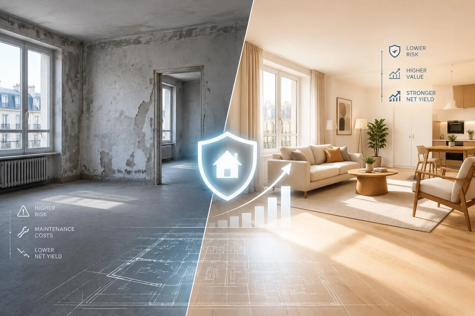 Rénovation locative : 4 leviers pour protéger le rendement