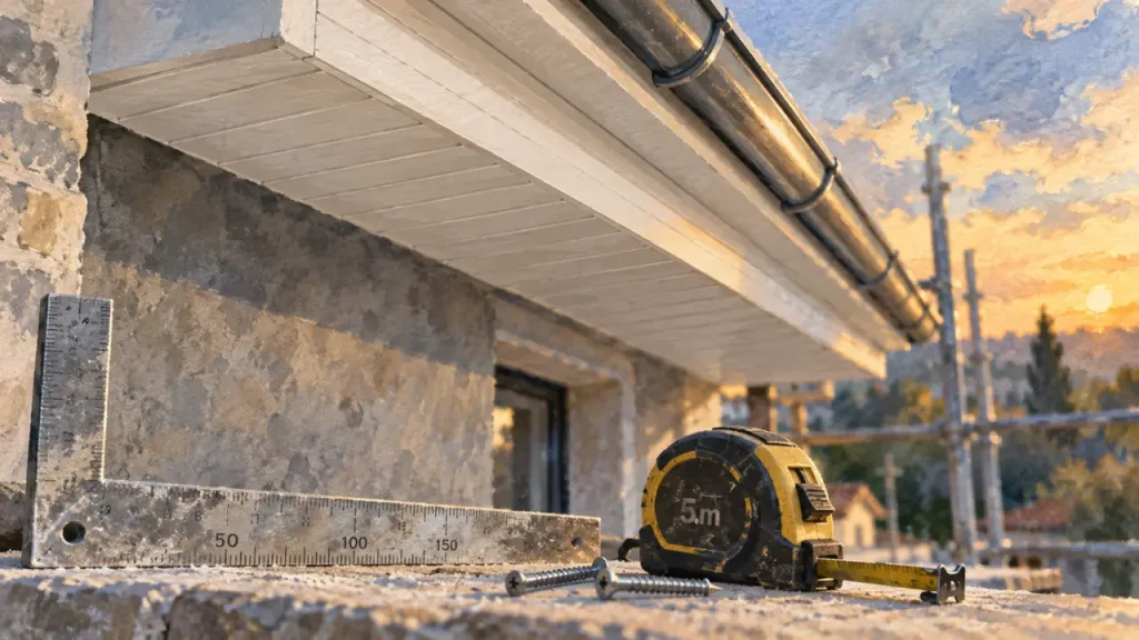 Sous-face de toiture en aluminium : une fermeture propre, durable et sans vis apparentes